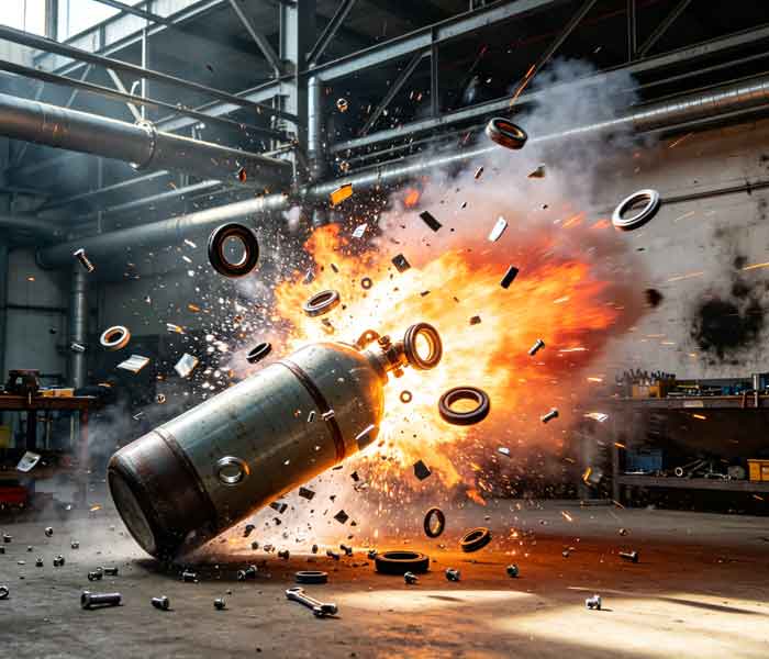 High-pressure-explosions